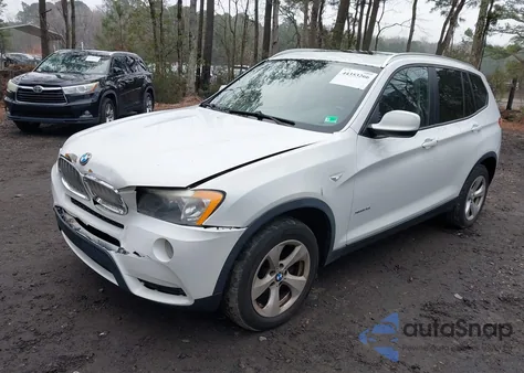 2012 BMW X3 xDrive28I z USA, uszkodzony, nr VIN 5UXWX5C54CL717447